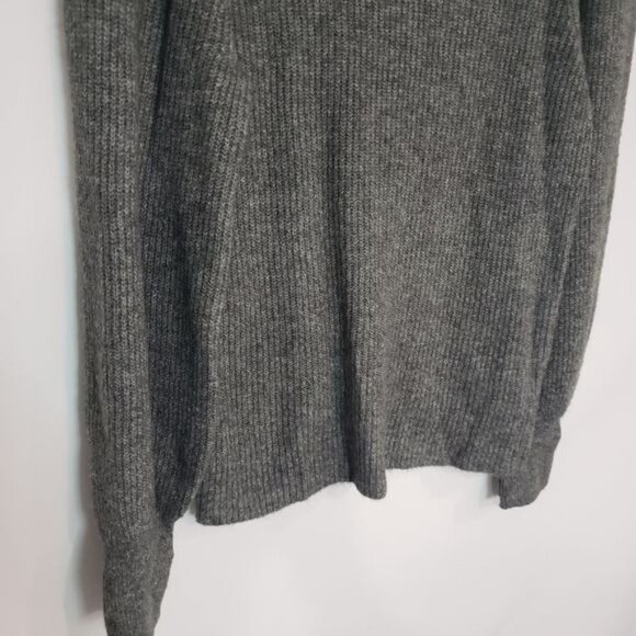 NWT Halogen Gray Dark‎ Heather Blouson Sleeve Sweater Size medium - Picture 4 of 8